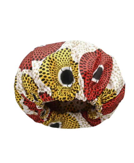 Bonnet En satin Imprime Wax